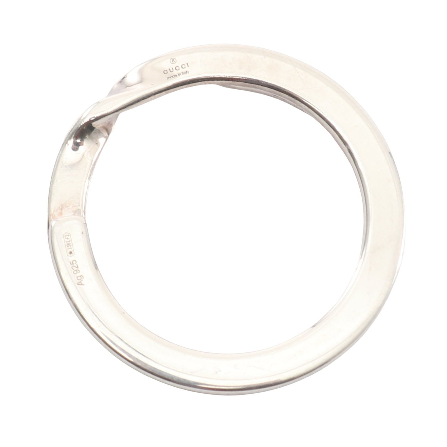 インターロッキングG キーリング キーホルダー シルバー グッチ