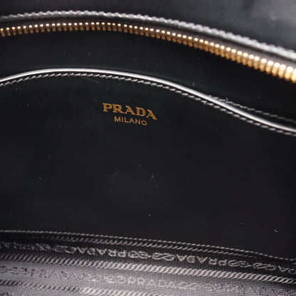 SAFFIANO ハンドバッグ サフィアーノレザー ブラック 2WAY プラダ バッグ PRADA