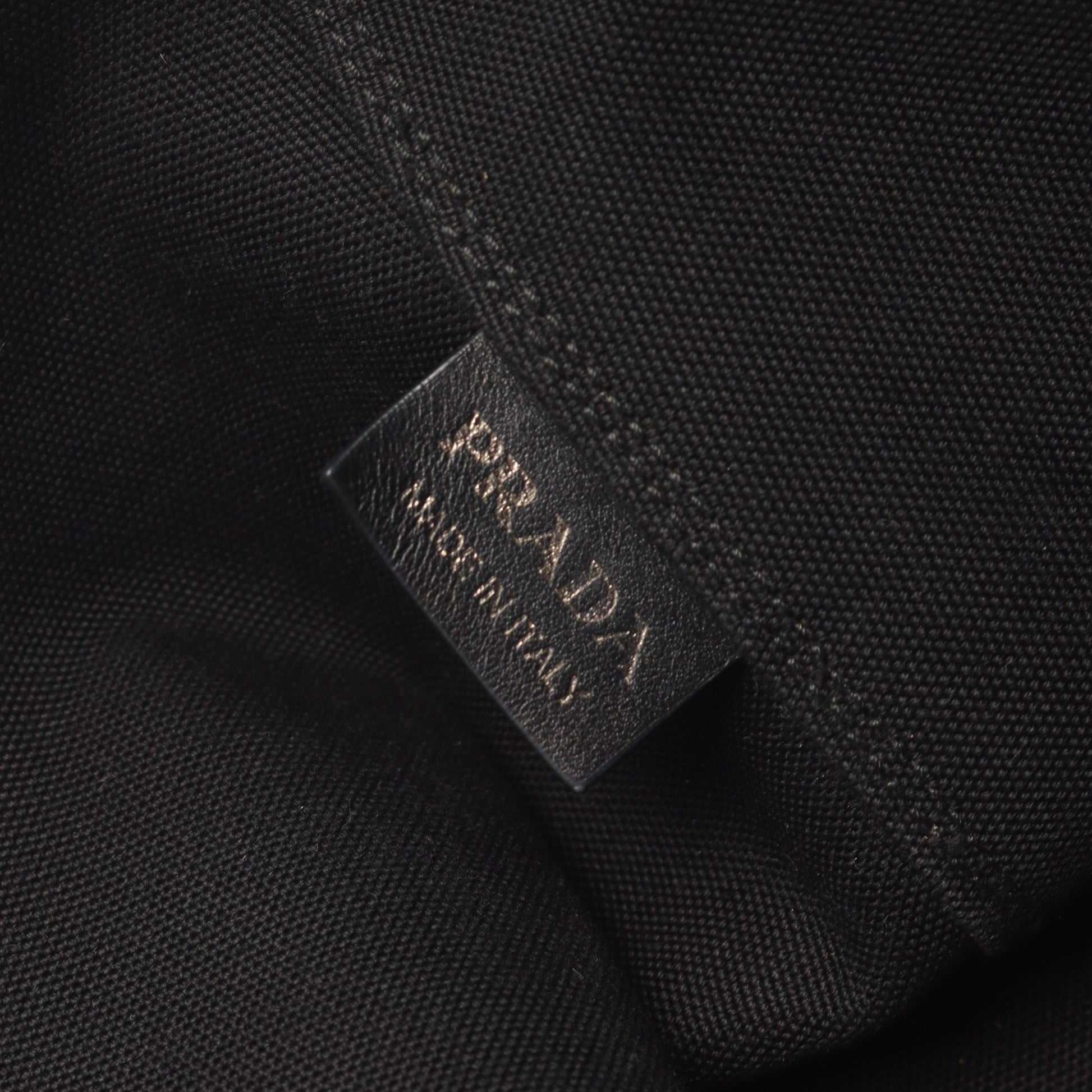 DENIM+CITY CALF ハンドバッグ トートバッグ デニム レザー ブラック 2WAY プラダ バッグ PRADA