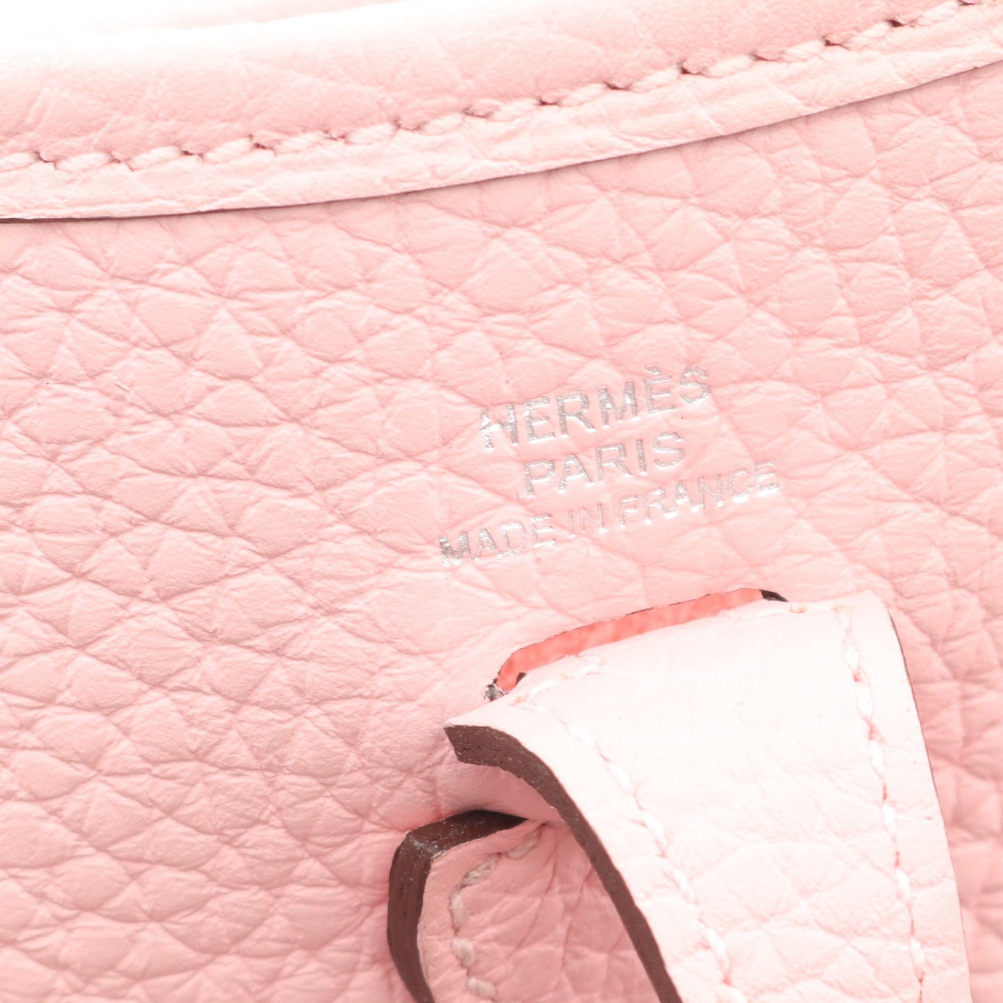 エヴリンTPM アマゾン ローズサクラ ショルダーバッグ トリヨンクレマンス ピンク シルバー金具 K刻印 エルメス バッグ HERMES