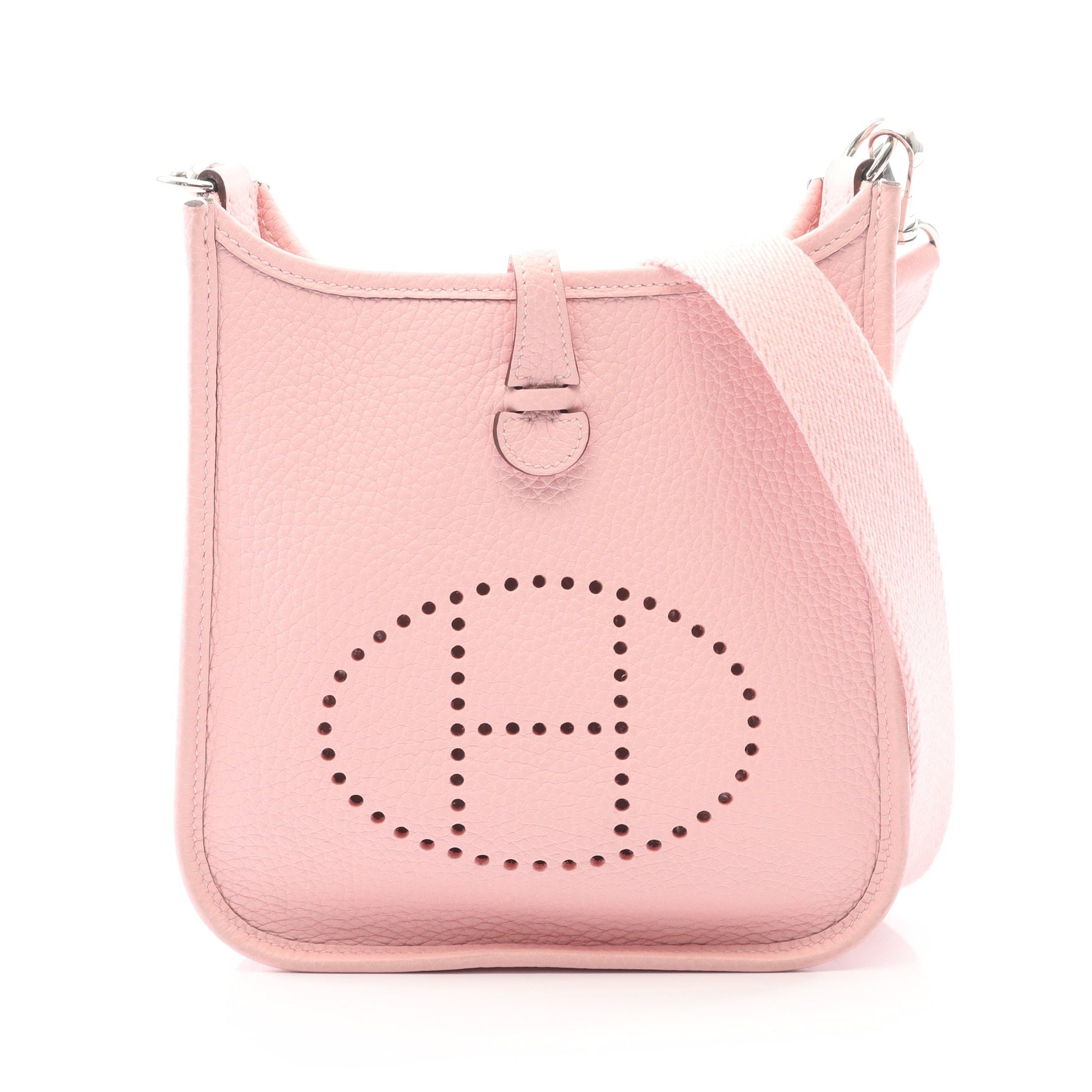 エヴリンTPM アマゾン ローズサクラ ショルダーバッグ トリヨンクレマンス ピンク シルバー金具 K刻印 エルメス バッグ HERMES