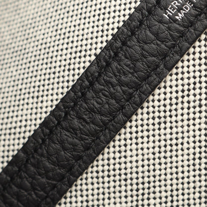 ガーデンパーティ ボヤージュ 49 エコルツ ブルーパラディ ハンドバッグ トートバッグ トワルアッシュ ネゴンダ ライトグレー ブラック マルチカラー シルバー金具 W刻印 エルメス