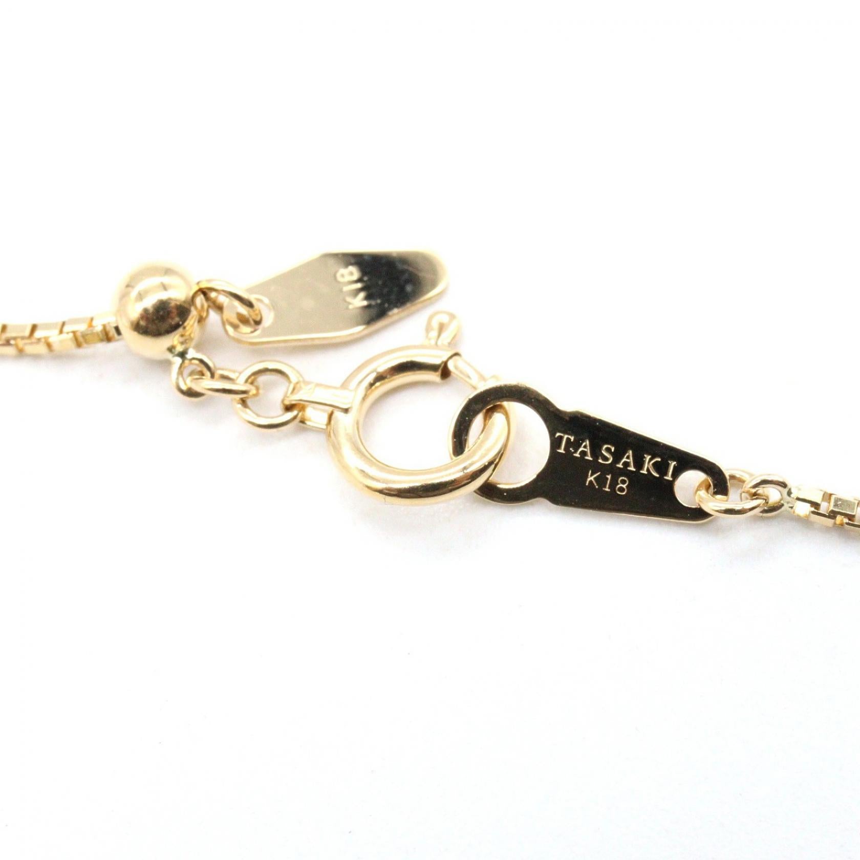 ダイヤ ネックレス ネックレス K18YG ダイヤモンド イエローゴールド クリア タサキ アクセサリー TASAKI