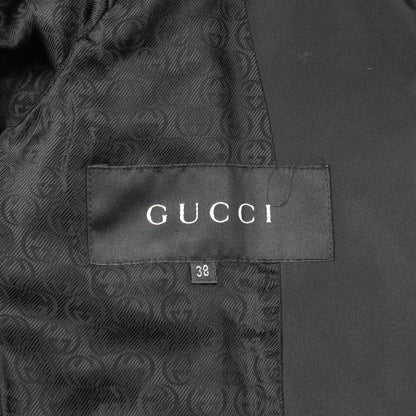コート スタンドカラー ブラック グッチ アウター GUCCI