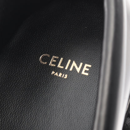 MARGARET トリオンフチェーン付き ローファー レザー ブラック セリーヌ シューズ CELINE