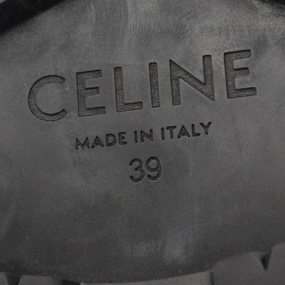 MARGARET トリオンフチェーン付き ローファー レザー ブラック セリーヌ シューズ CELINE