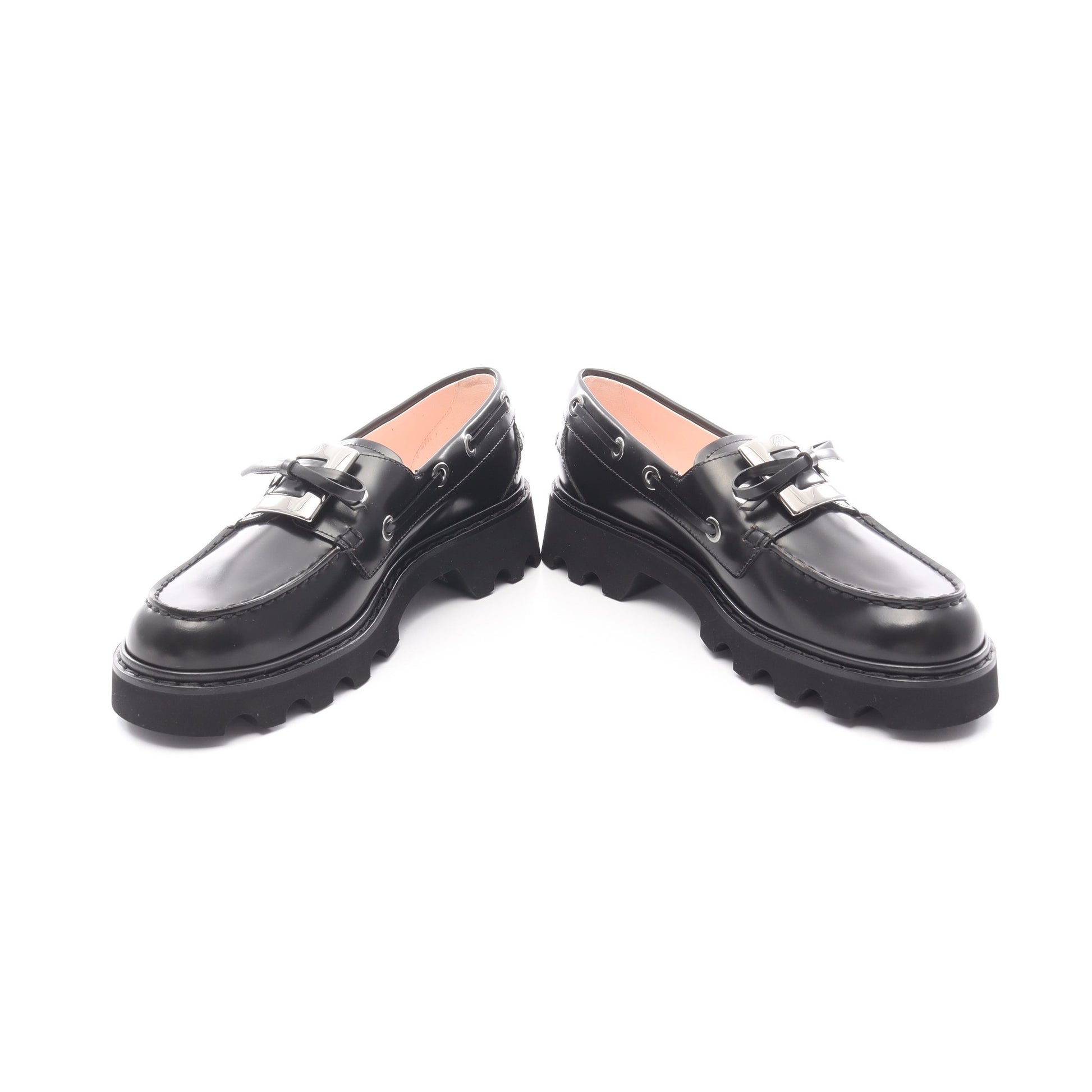 ヴィヴ レンジャー トラック メタル ローファー レザー ブラック ロジェヴィヴィエ シューズ Roger Vivier