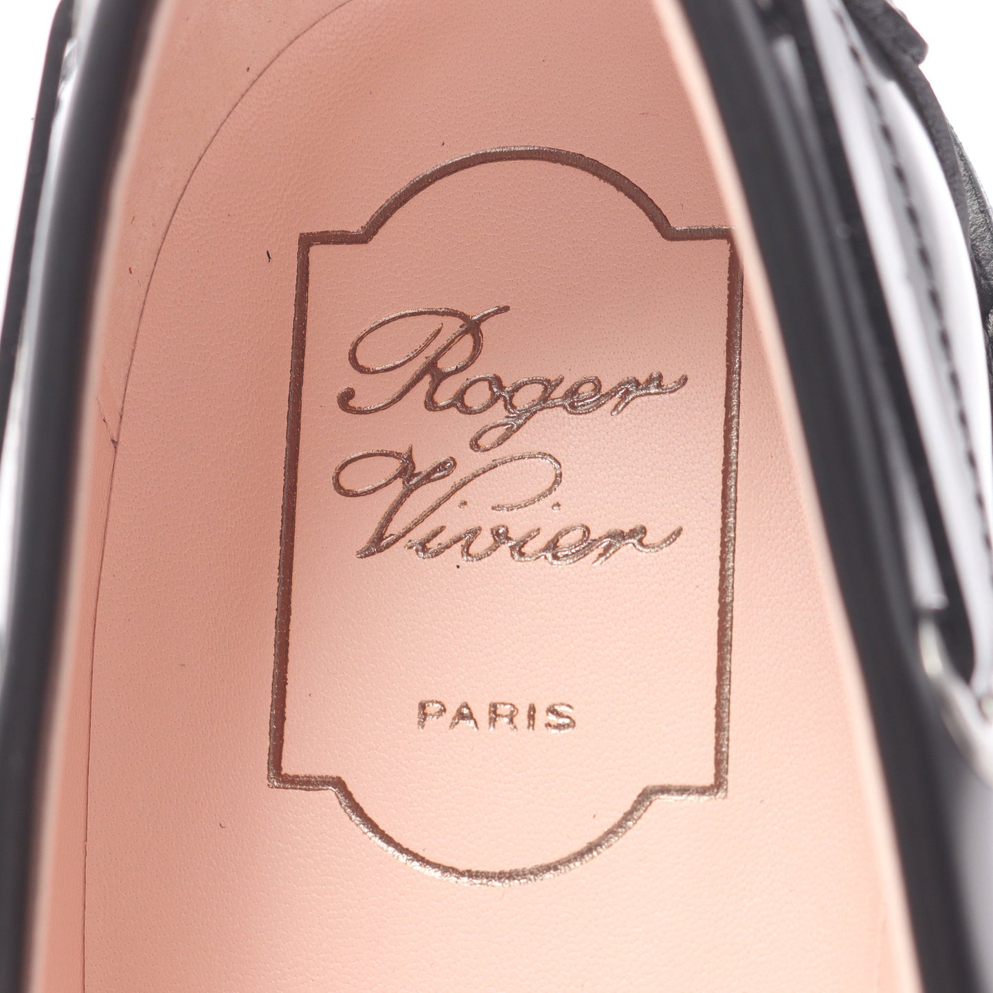 ヴィヴ レンジャー トラック メタル ローファー レザー ブラック ロジェヴィヴィエ シューズ Roger Vivier