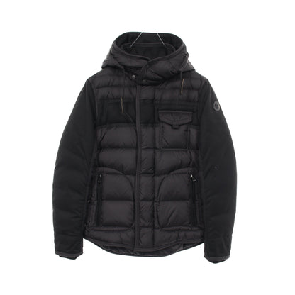 RYAN ダウンジャケット ナイロン ウール ブラック 切替 モンクレール アウター MONCLER