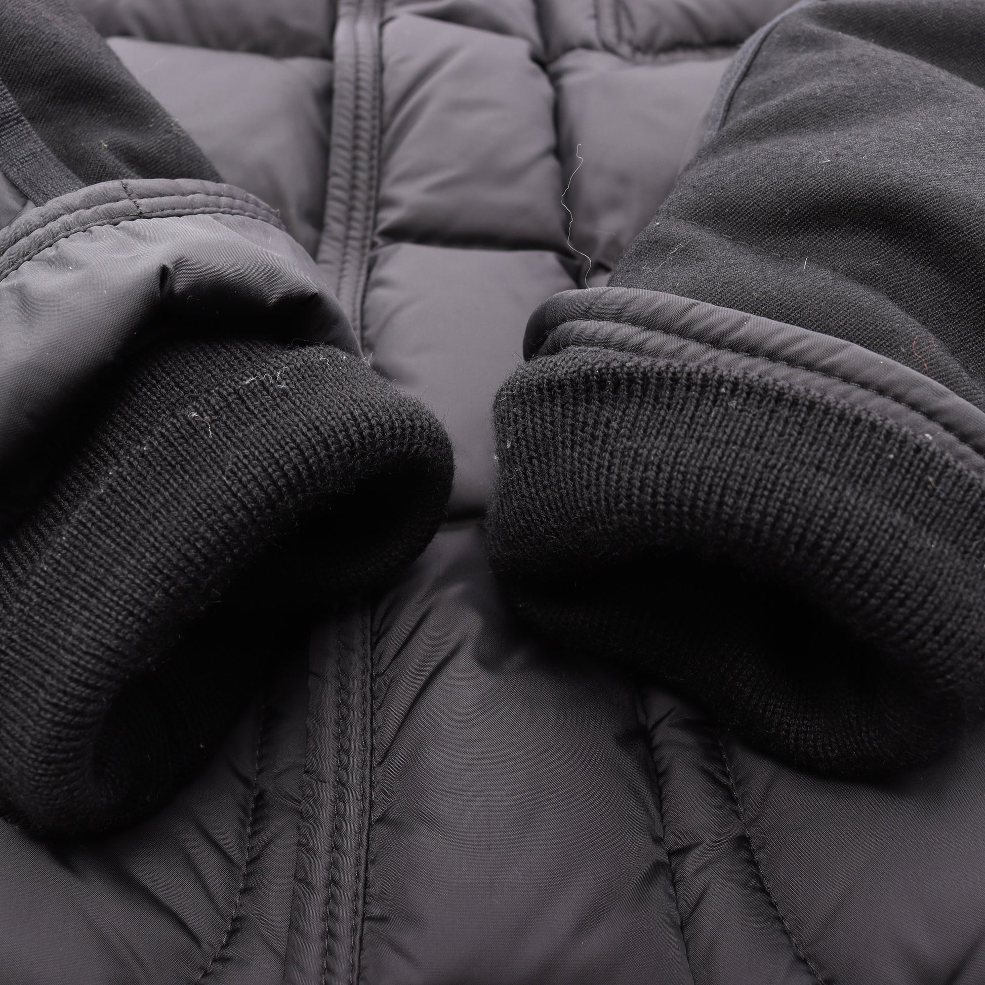RYAN ダウンジャケット ナイロン ウール ブラック 切替 モンクレール アウター MONCLER