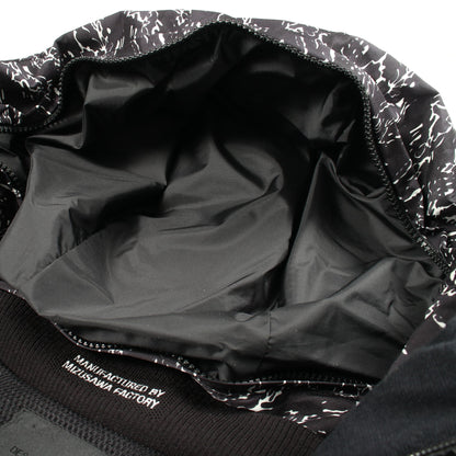 DESCENTE ALLTERRAIN/水沢ダウン × atmos MOUNTAINEER ダウンジャケット カモフラージュ ナイロン ブラック フード付き デサント オルテライン/ミズサワダウン アウター DESCENTE ALLTERRAIN/水沢ダウン