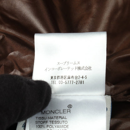 キルティング ダウンジャケット ナイロン ブラウン モンクレール アウター MONCLER