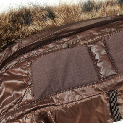 キルティング ダウンジャケット ナイロン ブラウン モンクレール アウター MONCLER