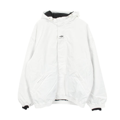 3B SPORTS ICON SKI スキーウェア ジャケット ホワイト 中綿 フード付き バレンシアガ アウター BALENCIAGA
