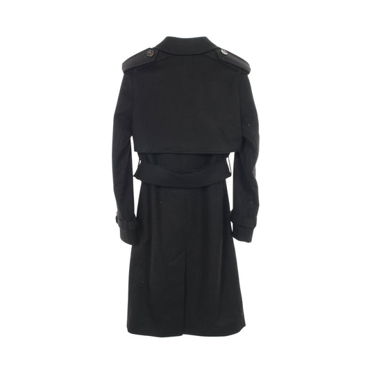 トレンチコート カシミヤ ブラック バーバリー アウター BURBERRY