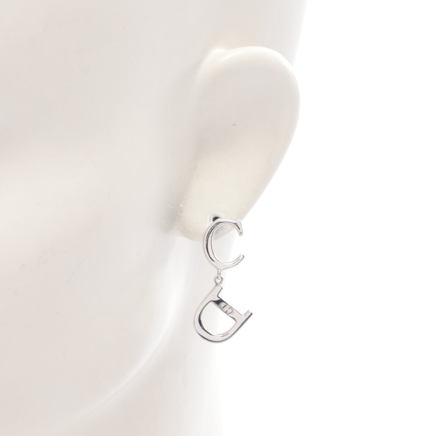 CDロゴ ピアス シルバー クリスチャンディオール アクセサリー Christian Dior