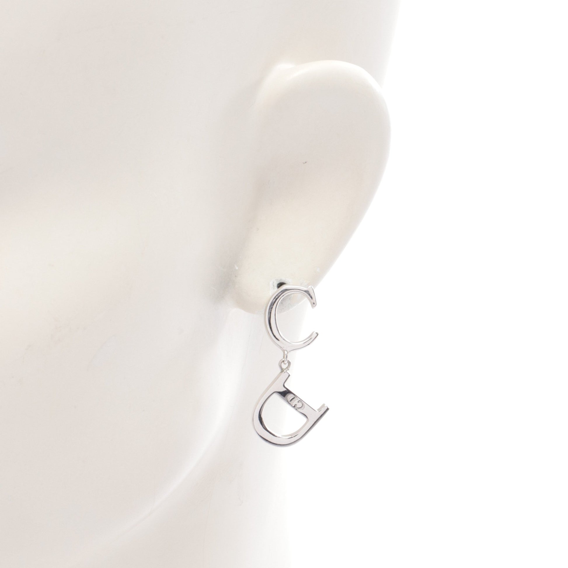 CDロゴ ピアス シルバー クリスチャンディオール アクセサリー Christian Dior