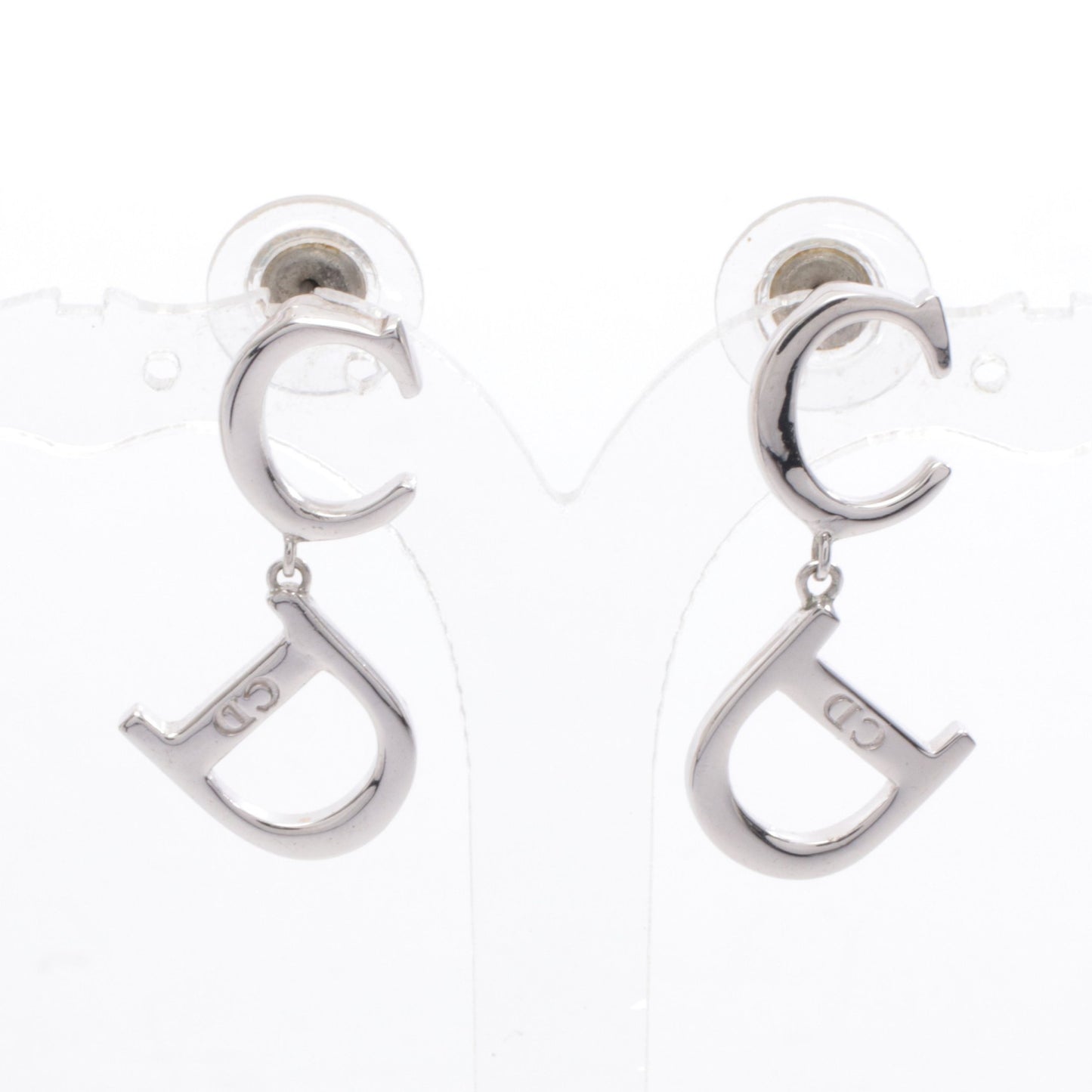 CDロゴ ピアス シルバー クリスチャンディオール アクセサリー Christian Dior