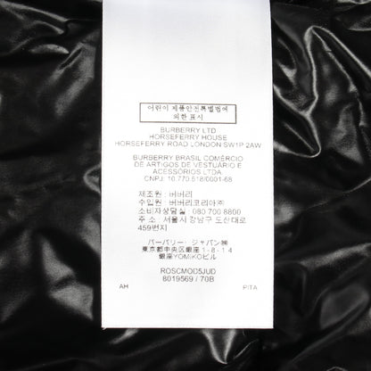 TBモノグラム ダウンコート ナイロン ブラック バーバリー アウター BURBERRY