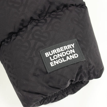 TBモノグラム ダウンコート ナイロン ブラック バーバリー アウター BURBERRY