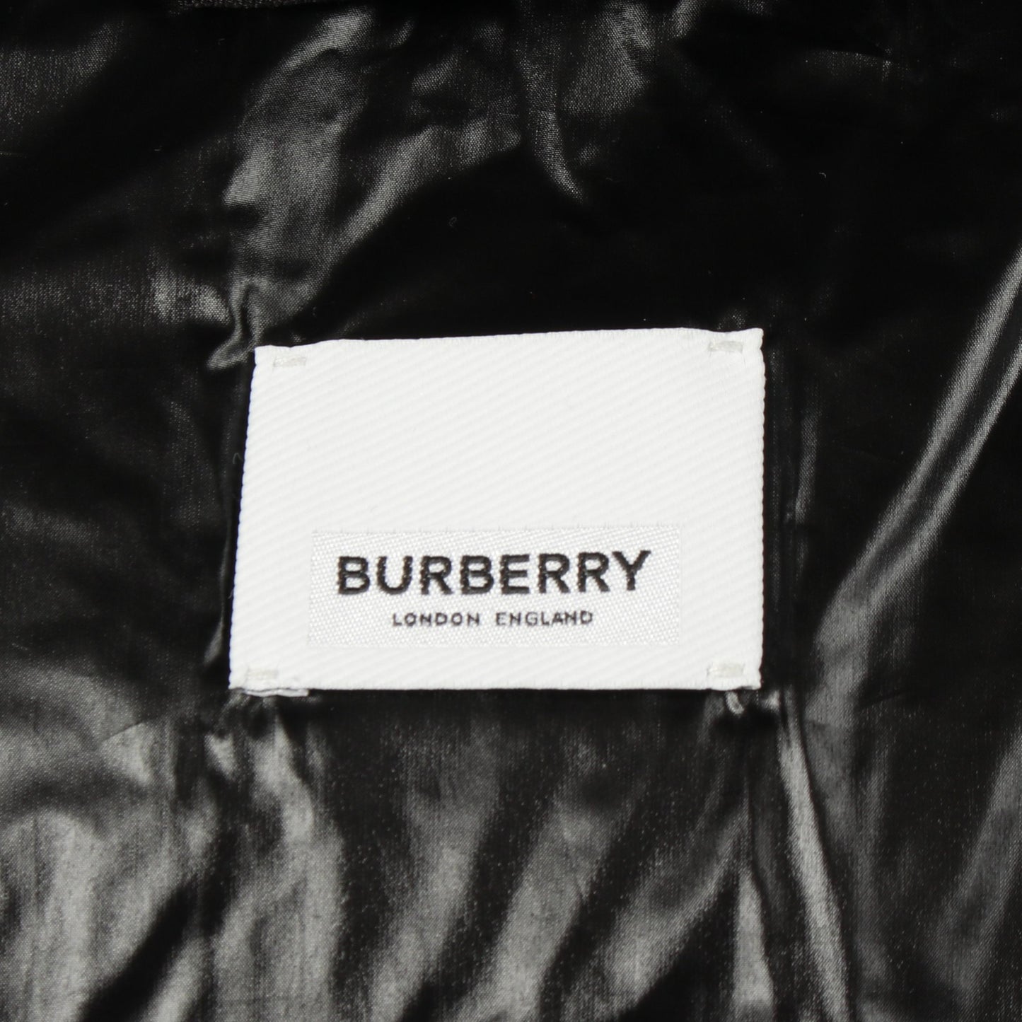 TBモノグラム ダウンコート ナイロン ブラック バーバリー アウター BURBERRY