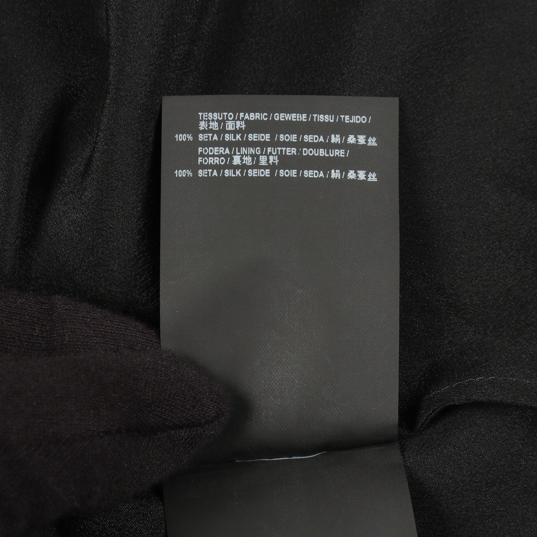 シフォン ボウタイ ワンピース シルク ブラック バレンシアガ – RECLO