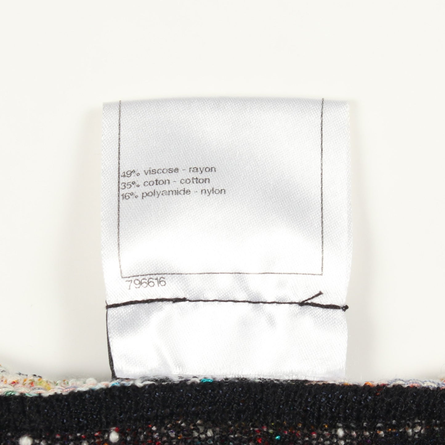 ツイード ニットワンピース ノースリーブ ボーダー レーヨン コットン ナイロン ネイビー マルチカラー シャネル ワンピース CHANEL