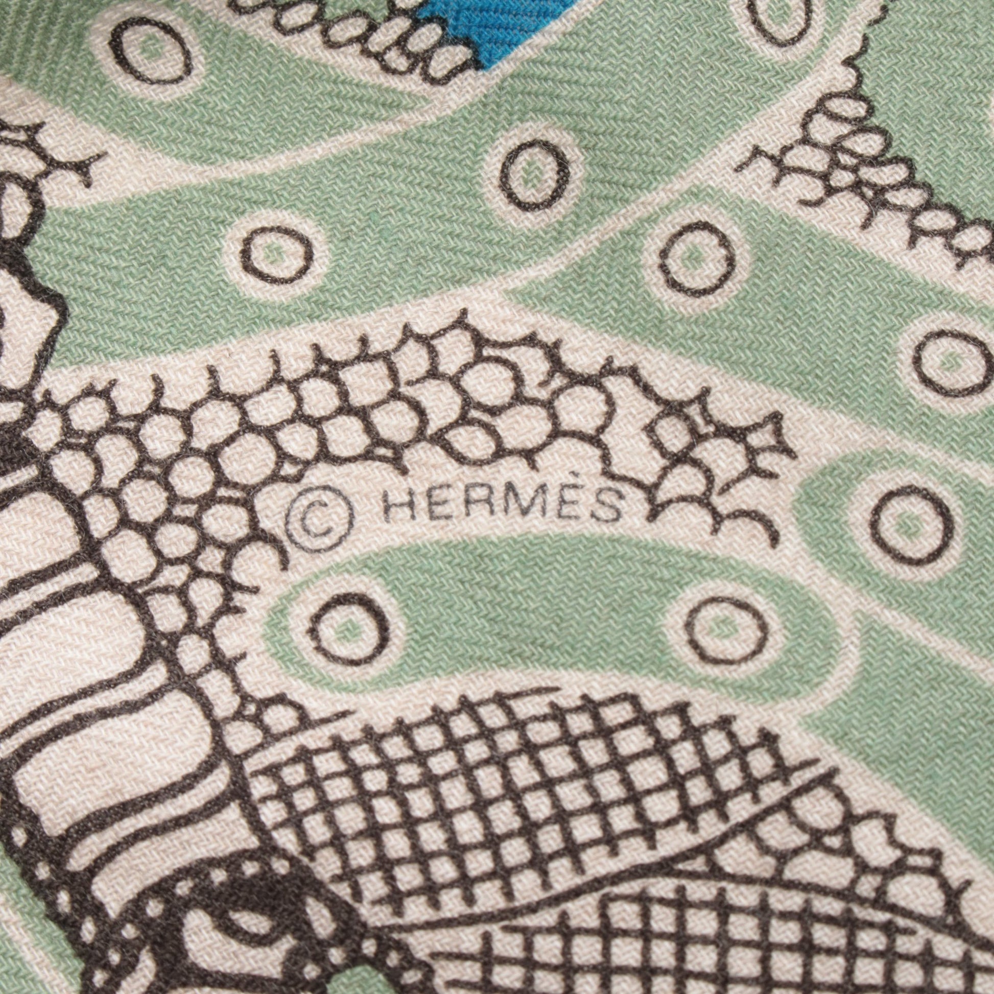 カレジェアン カレ140 SELLE DE DIGNITAIRE スカーフ ショール カシミヤ シルク コーラルピンク マルチカラー エルメス 財布・小物 HERMES