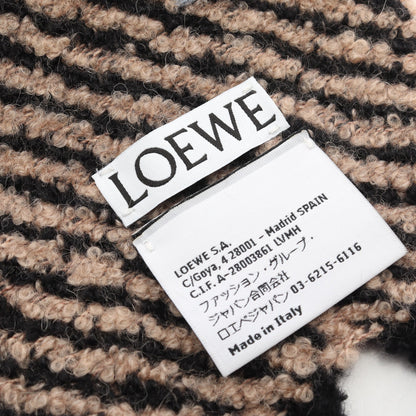 マフラー アルパカ ウール グレー ブラウン マルチカラー ロゴ ロエベ 財布・小物 LOEWE