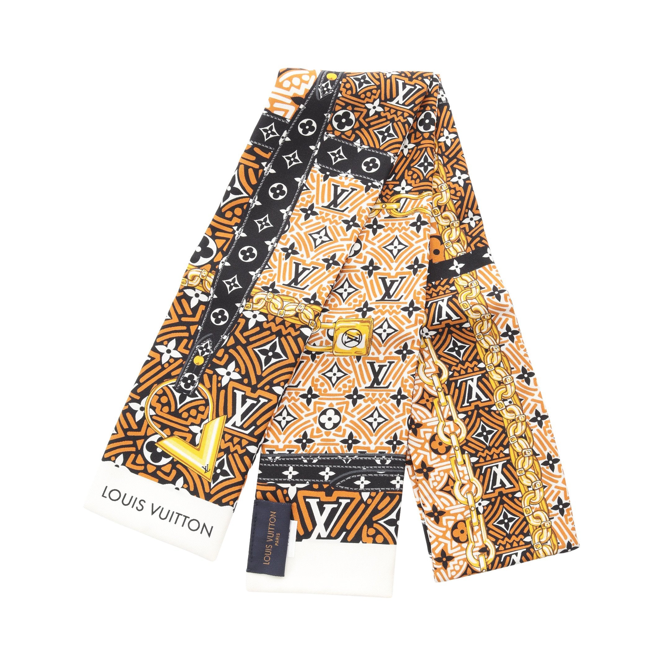 バンドー コンフィデンシャル LVクラフティ スカーフ シルク ホワイト