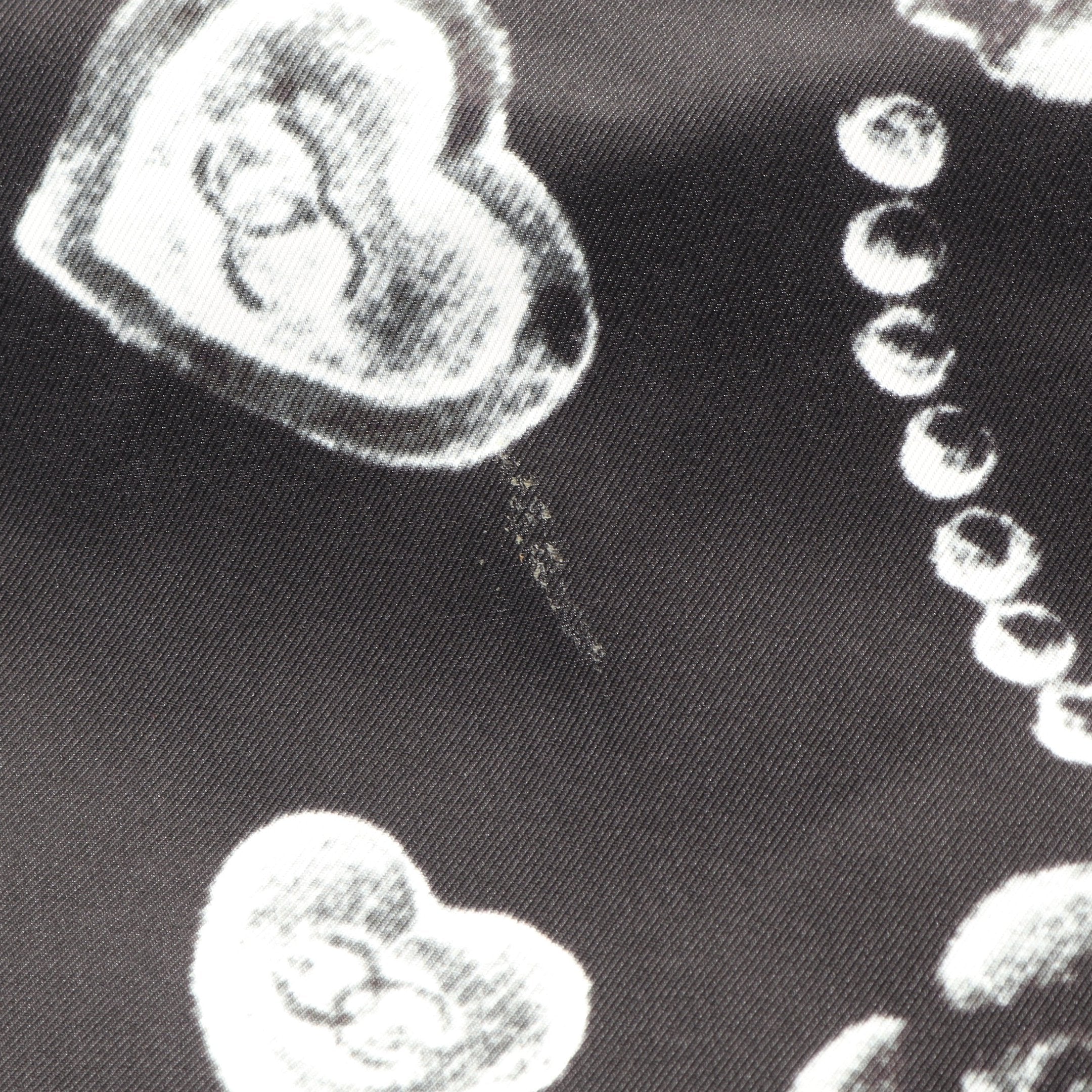 ココマーク スカーフ シルク ブラック ホワイト シャネル – RECLO