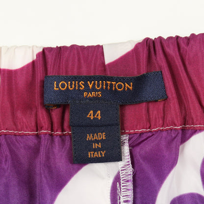 サンセットモノグラム スポーツショーツ イージーパンツ ナイロン ブルー パープル ルイヴィトン ボトムス LOUIS VUITTON