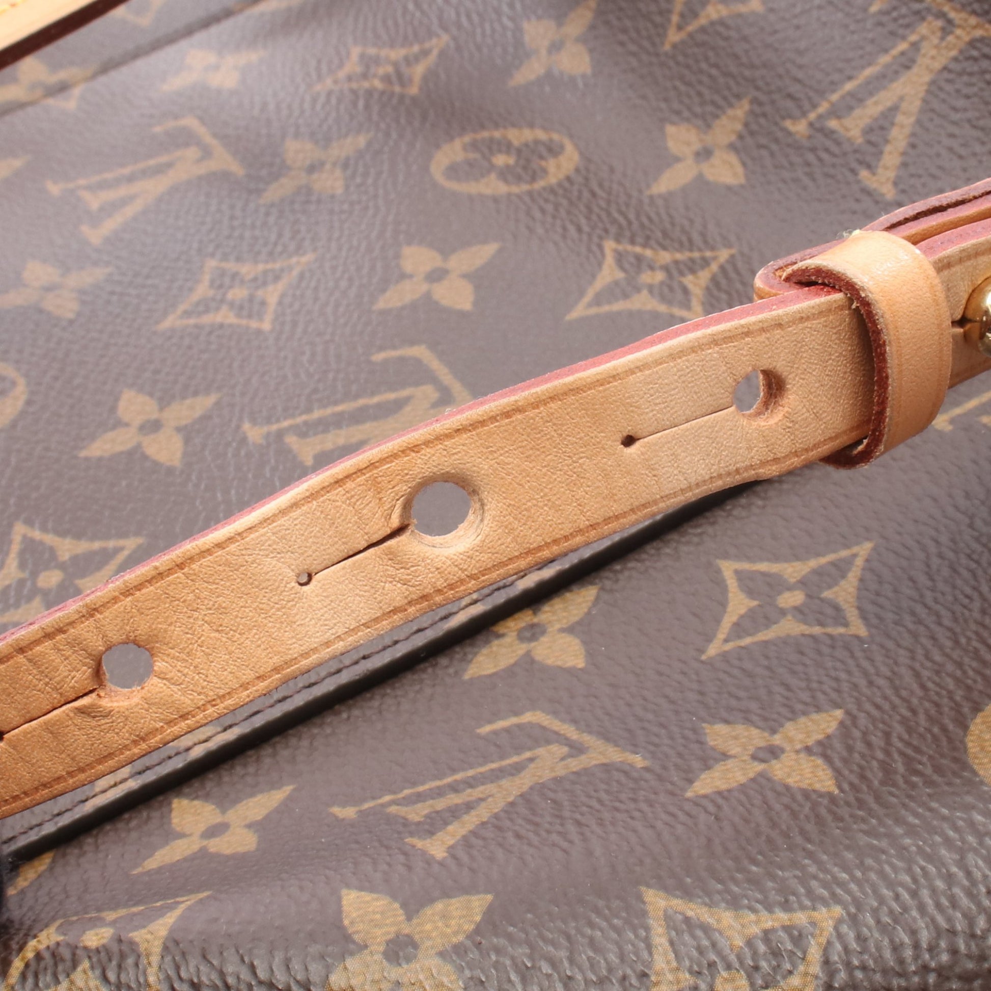 モンスリ NM PM モノグラム バックパック リュックサック PVC レザー ブラウン ルイヴィトン バッグ LOUIS VUITTON