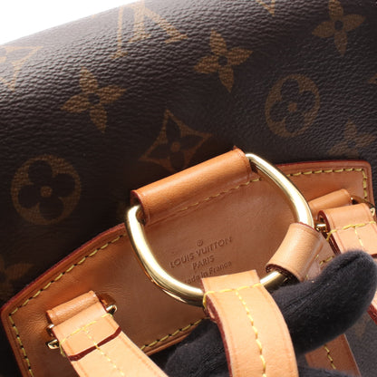 モンスリ NM PM モノグラム バックパック リュックサック PVC レザー ブラウン ルイヴィトン バッグ LOUIS VUITTON