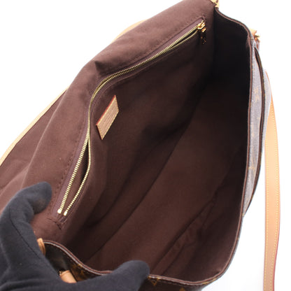 メニルモンタンMM モノグラム ショルダーバッグ PVC レザー ブラウン ルイヴィトン バッグ LOUIS VUITTON