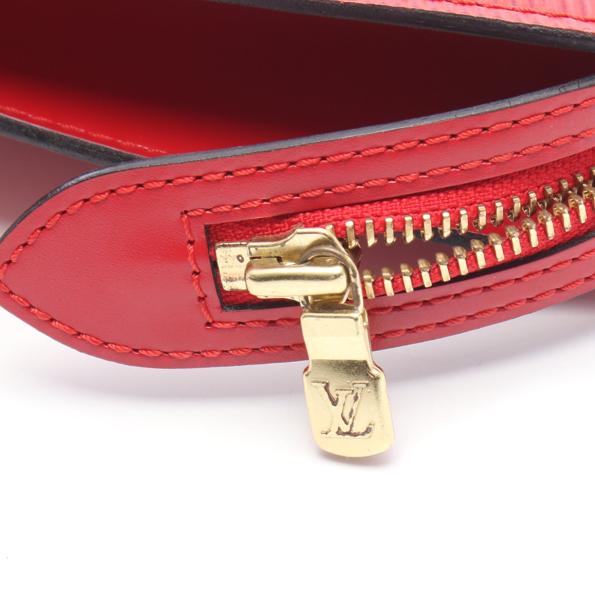 サンジャック ロングショルダー エピ カスティリアンレッド ショルダーバッグ レザー レッド ルイヴィトン バッグ LOUIS VUITTON