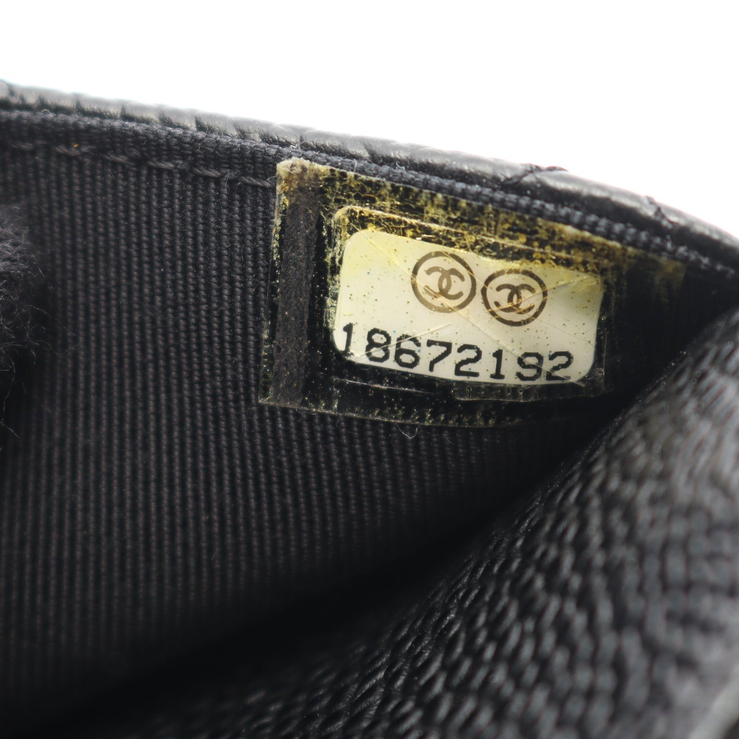 マトラッセ チェーンウォレット キャビアスキン ブラック ゴールド金具 シャネル バッグ CHANEL