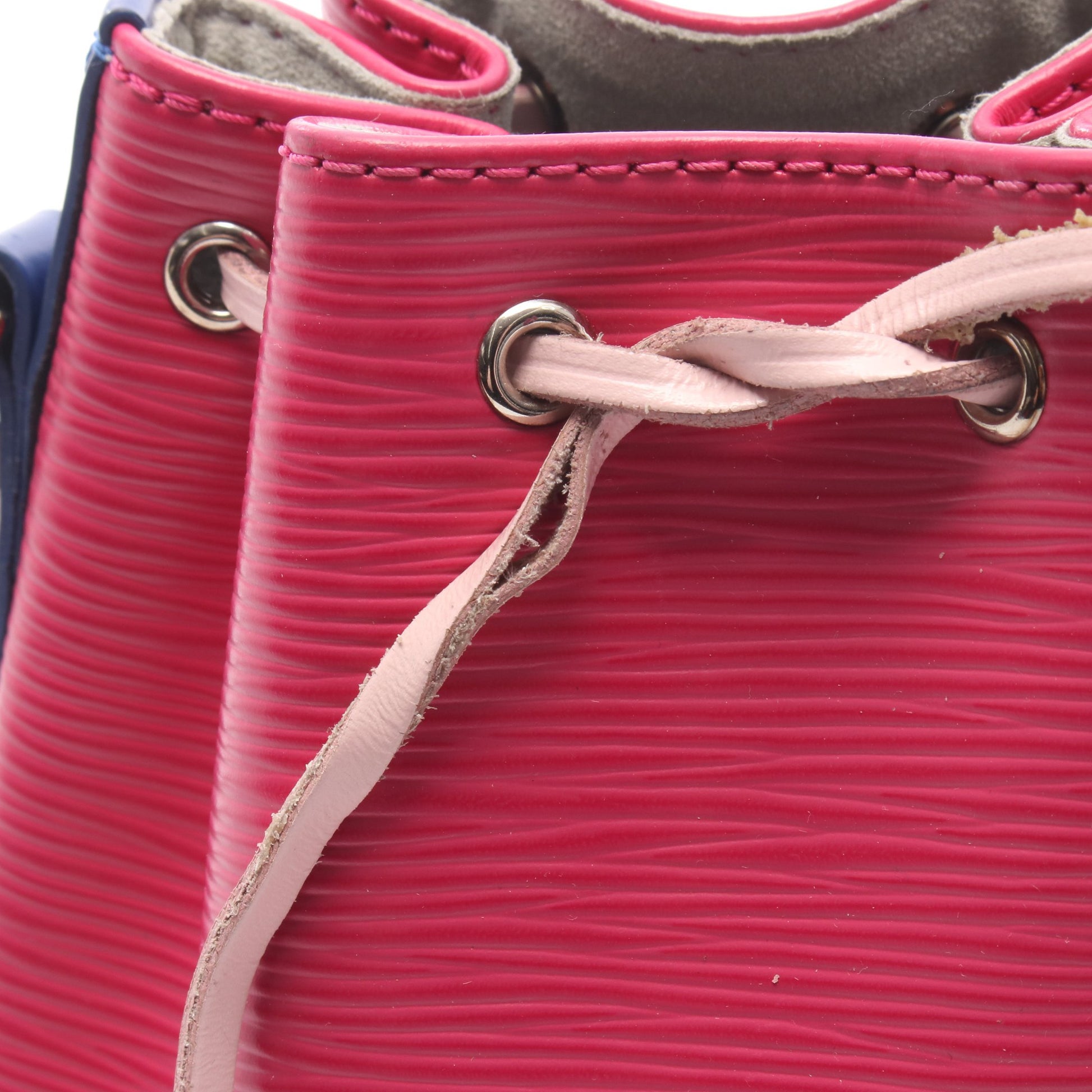 ナノ ノエ エピ フューシャ ショルダーバッグ レザー ピンクパープル ブルー ピンク ルイヴィトン バッグ LOUIS VUITTON