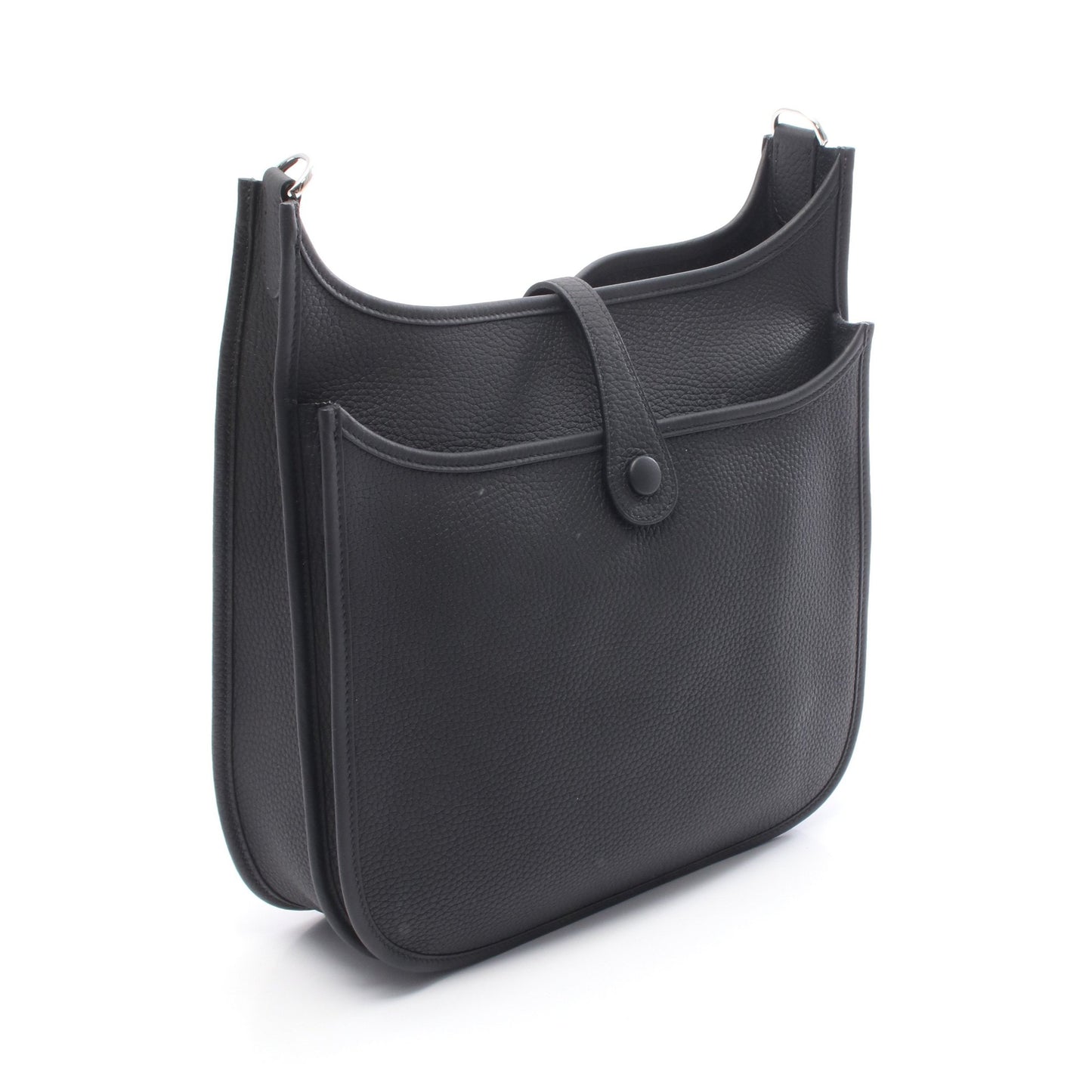 エヴリン 3 トロワ PM ショルダーバッグ トリヨンクレマンス ブラック シルバー金具 K刻印 エルメス バッグ HERMES