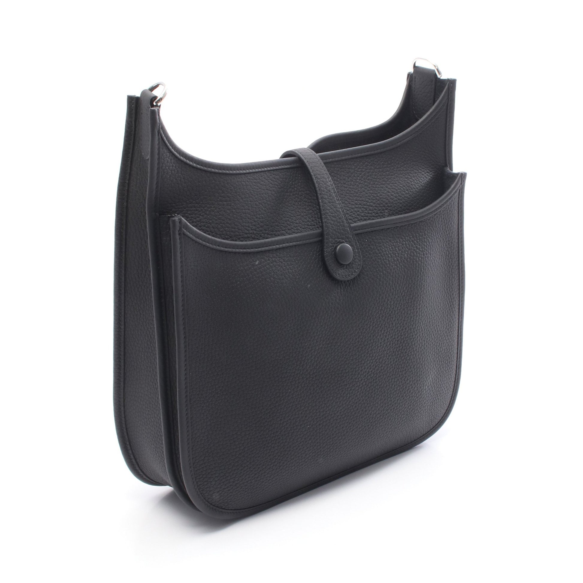 エヴリン 3 トロワ PM ショルダーバッグ トリヨンクレマンス ブラック シルバー金具 K刻印 エルメス バッグ HERMES