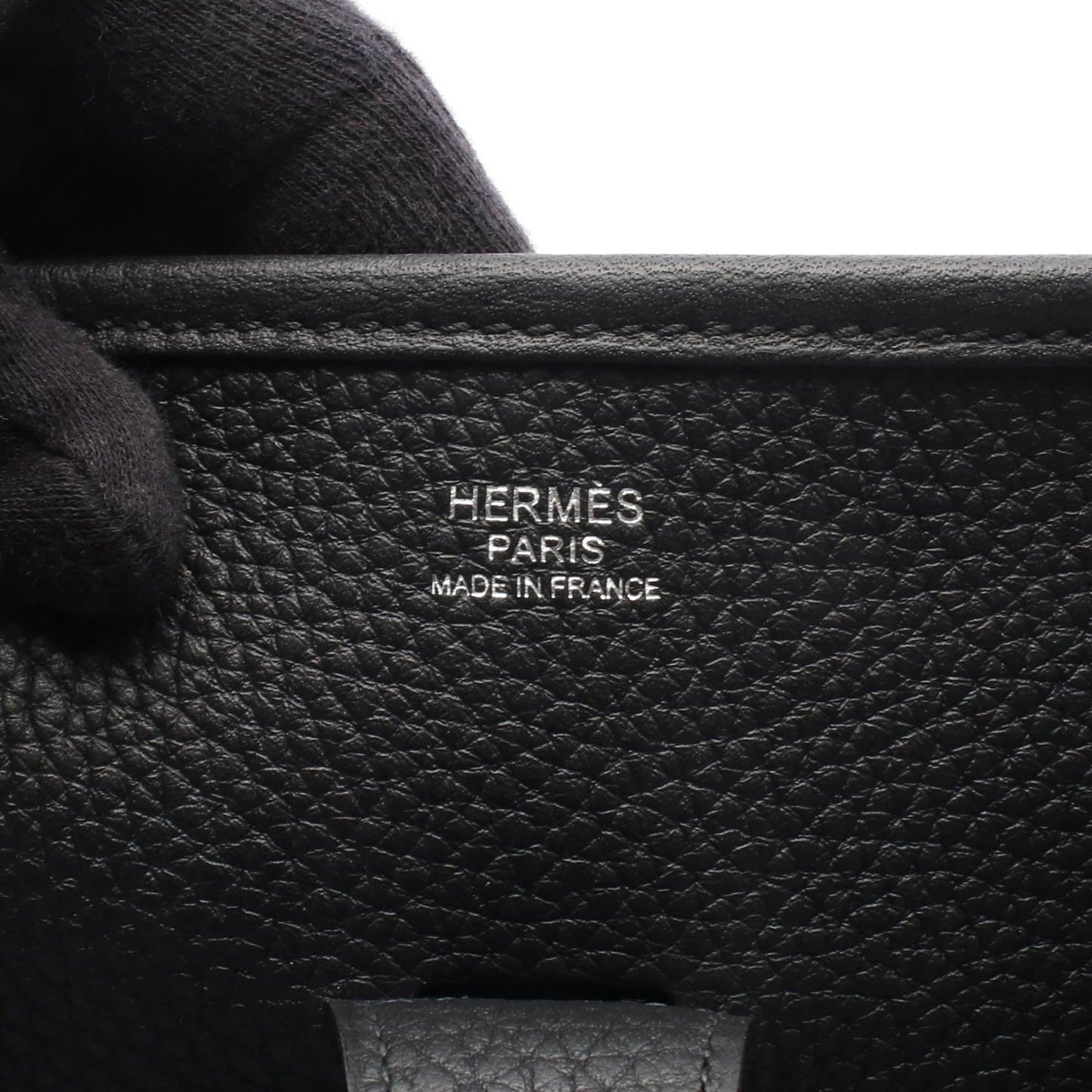 エヴリン 3 トロワ GM ショルダーバッグ トリヨンクレマンス ブラック シルバー金具 W刻印 エルメス バッグ HERMES