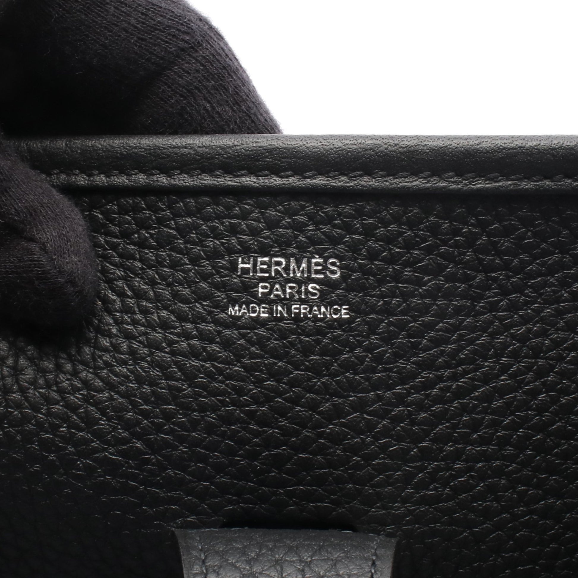 エヴリン 3 トロワ GM ショルダーバッグ トリヨンクレマンス ブラック シルバー金具 W刻印 エルメス バッグ HERMES