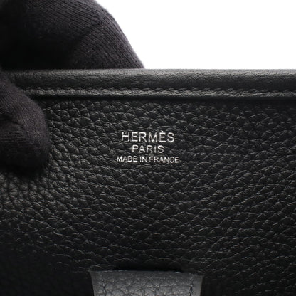 エヴリン 3 トロワ GM ショルダーバッグ トリヨンクレマンス ブラック シルバー金具 W刻印 エルメス バッグ HERMES