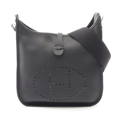 エヴリン 3 トロワ PM ショルダーバッグ トリヨンクレマンス ブラック シルバー金具 U刻印 エルメス バッグ HERMES