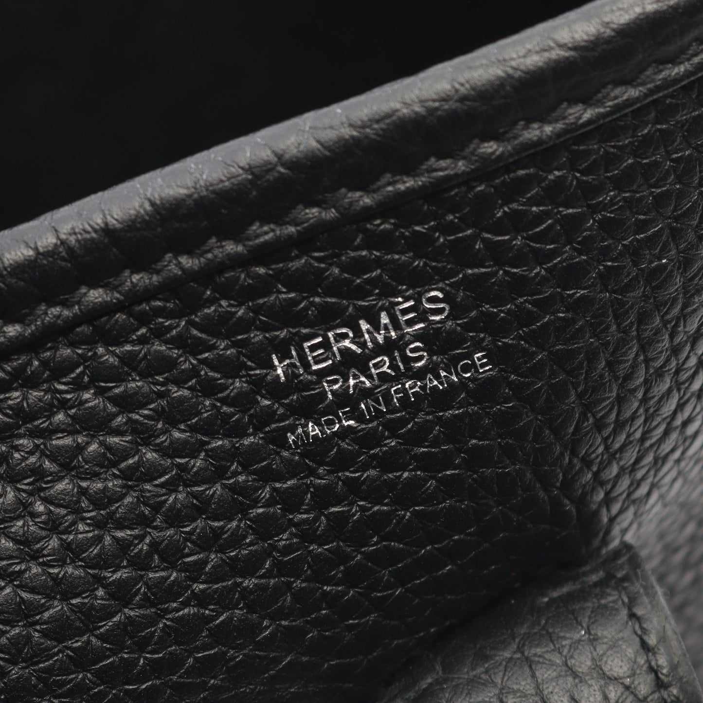 エヴリン 3 トロワ PM ショルダーバッグ トリヨンクレマンス ブラック シルバー金具 U刻印 エルメス バッグ HERMES
