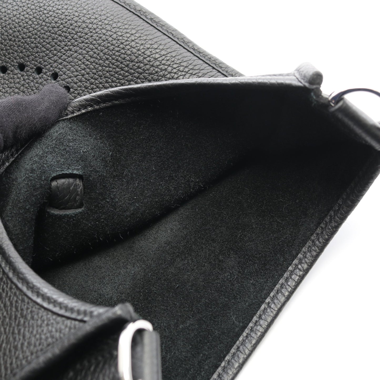 エヴリン 3 トロワ PM ショルダーバッグ トリヨンクレマンス ブラック シルバー金具 U刻印 エルメス バッグ HERMES
