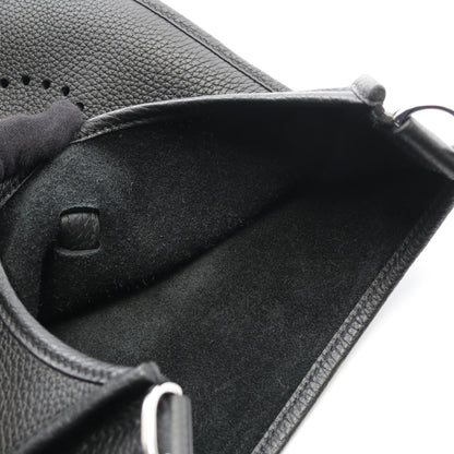 エヴリン 3 トロワ PM ショルダーバッグ トリヨンクレマンス ブラック シルバー金具 U刻印 エルメス バッグ HERMES