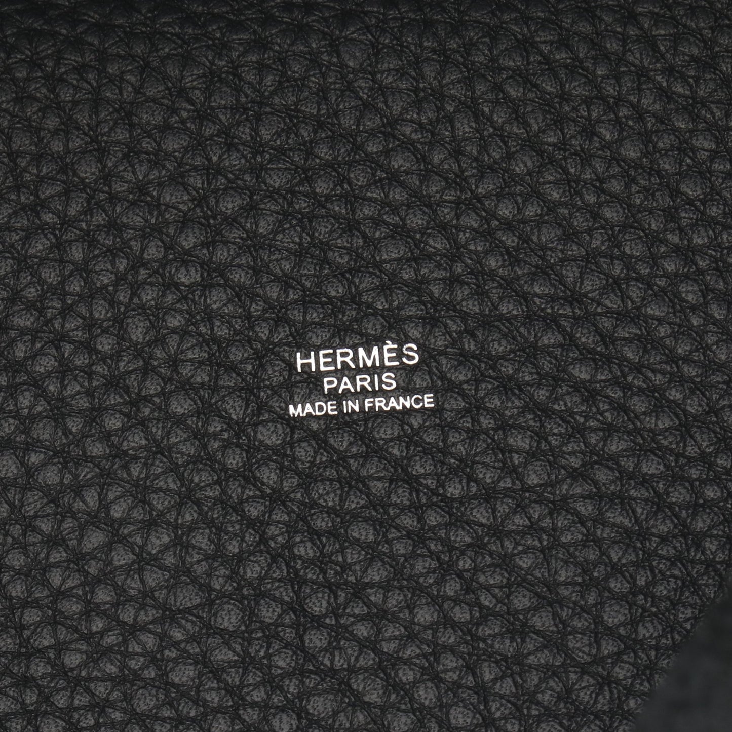 ピコタンロックPM ハンドバッグ トリヨンクレマンス ブラック シルバー金具 K刻印 エルメス バッグ HERMES