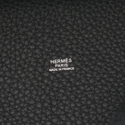 ピコタンロックPM ハンドバッグ トリヨンクレマンス ブラック シルバー金具 K刻印 エルメス バッグ HERMES