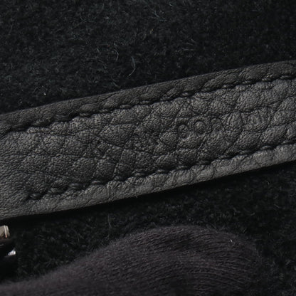 ピコタンロックPM ハンドバッグ トリヨンクレマンス ブラック シルバー金具 K刻印 エルメス バッグ HERMES